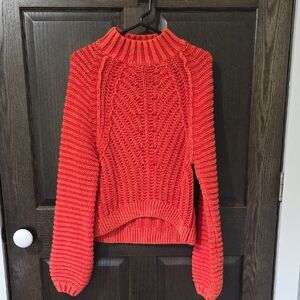 FREE PEOPLE Sweetheart Ribbed Sweater In Love Glare